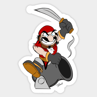 Fire the Cannons! Sticker